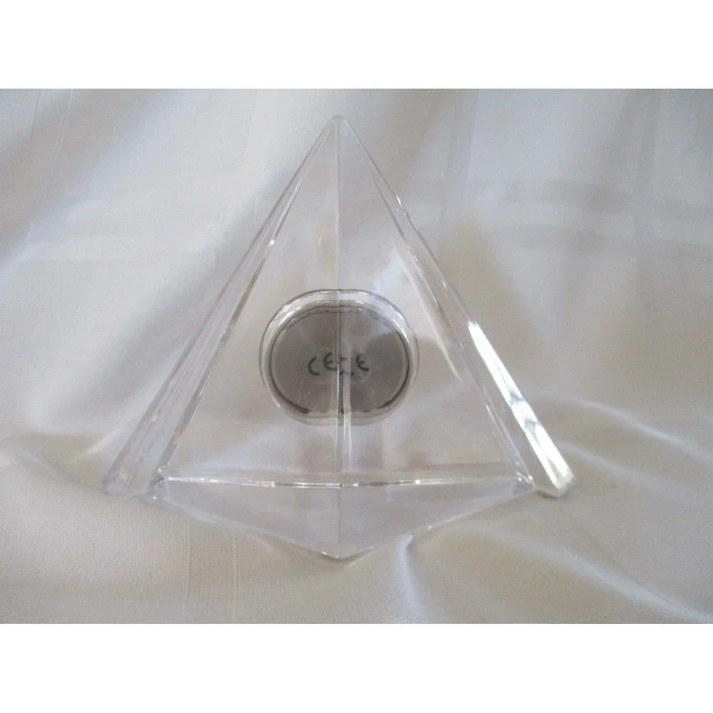 VINTAGE Lenox Crystal Ovations Trinity Crystal Desk Clock, WORKING, EX CONITION